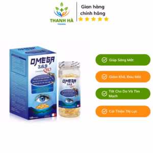 Dầu Cá 3.6.9 Q10 Sáng Mắt, Xua Tan Mệt Mỏi - Diophaco