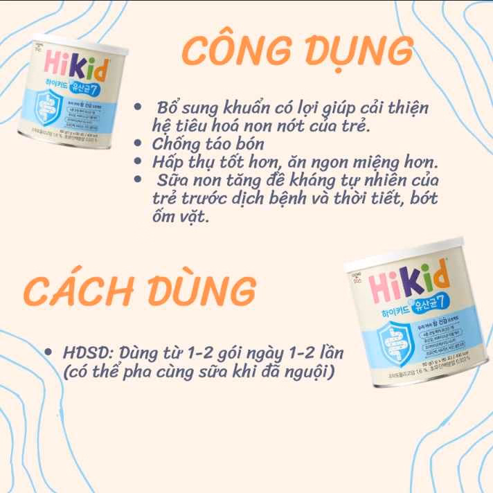 Men Hikid 7 Lợi Khuẩn - Ildong - Ảnh 5