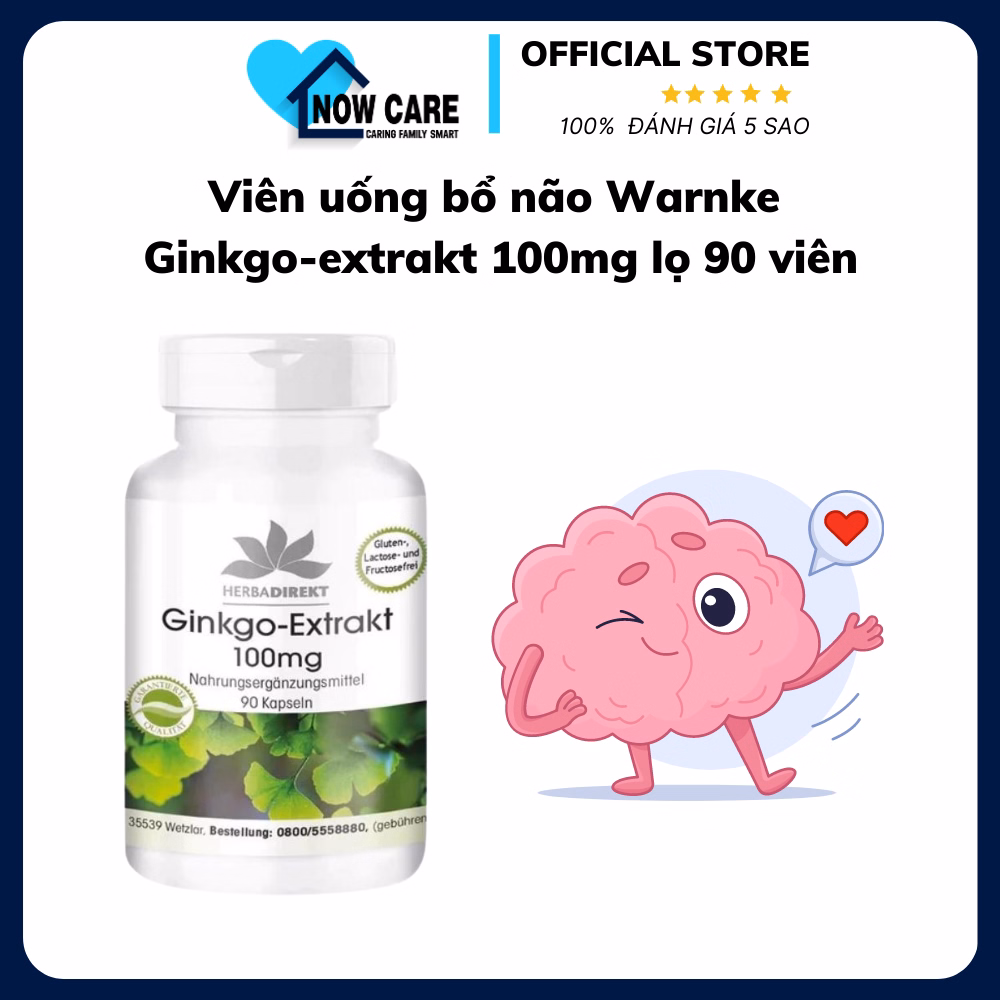 Viên Uống Bổ Não Ginkgo-Extrakt 100Mg - Warnke