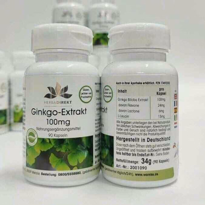 Viên Uống Bổ Não Ginkgo-Extrakt 100Mg - Warnke - Ảnh 2