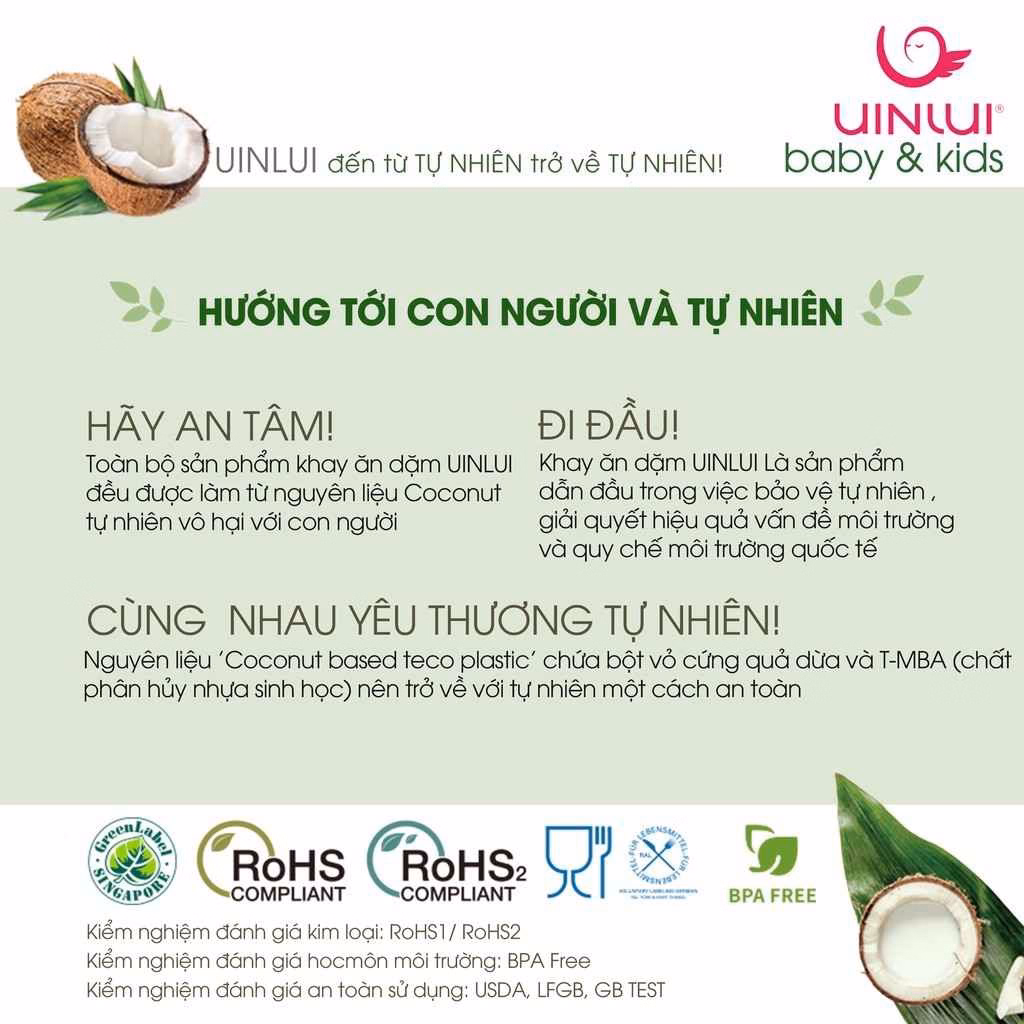 Set Tô Lớn Thìa Dĩa Dừa - Uinlui - Ảnh 3