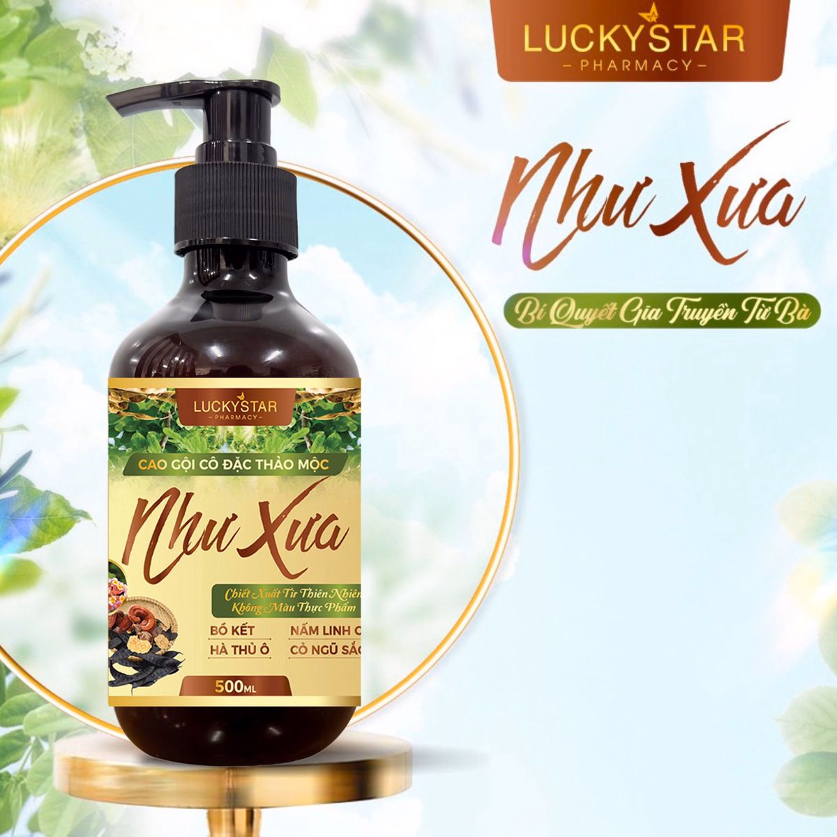 Cao Gội Cô Đặc Thảo Mộc Như Xưa - Lucky Star - Ảnh 19