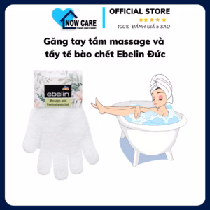 Găng Tay Tắm Massage Và Tẩy Tế Bào Chết Đức - Ebelin