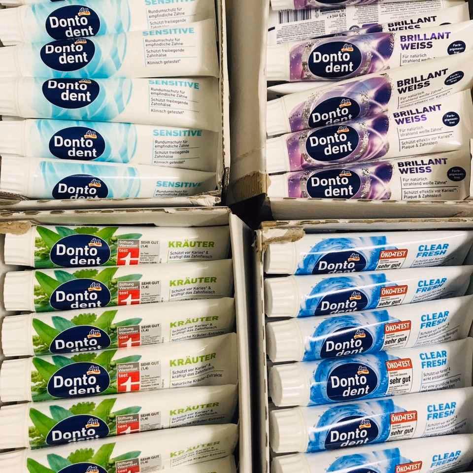 Kem Đánh Răng Đức (4 Màu) - Dontodent - Ảnh 2