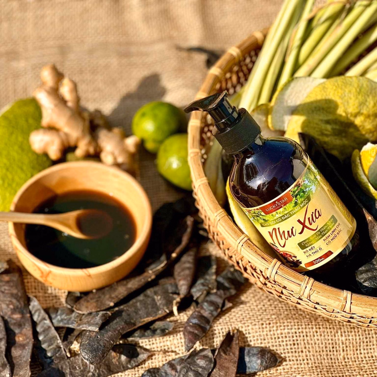 Cao Gội Cô Đặc Thảo Mộc Như Xưa - Lucky Star - Ảnh 15