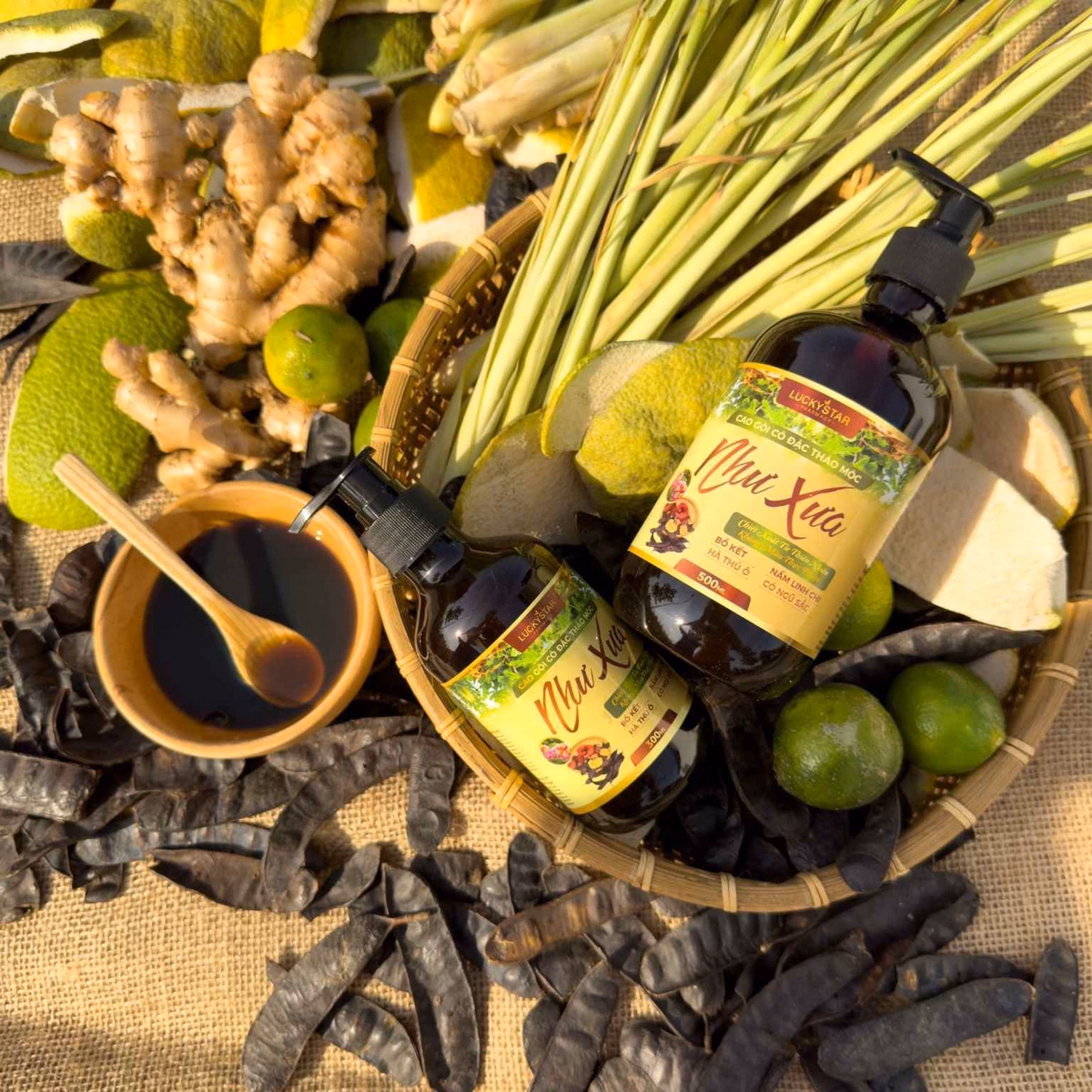 Cao Gội Cô Đặc Thảo Mộc Như Xưa - Lucky Star - Ảnh 14