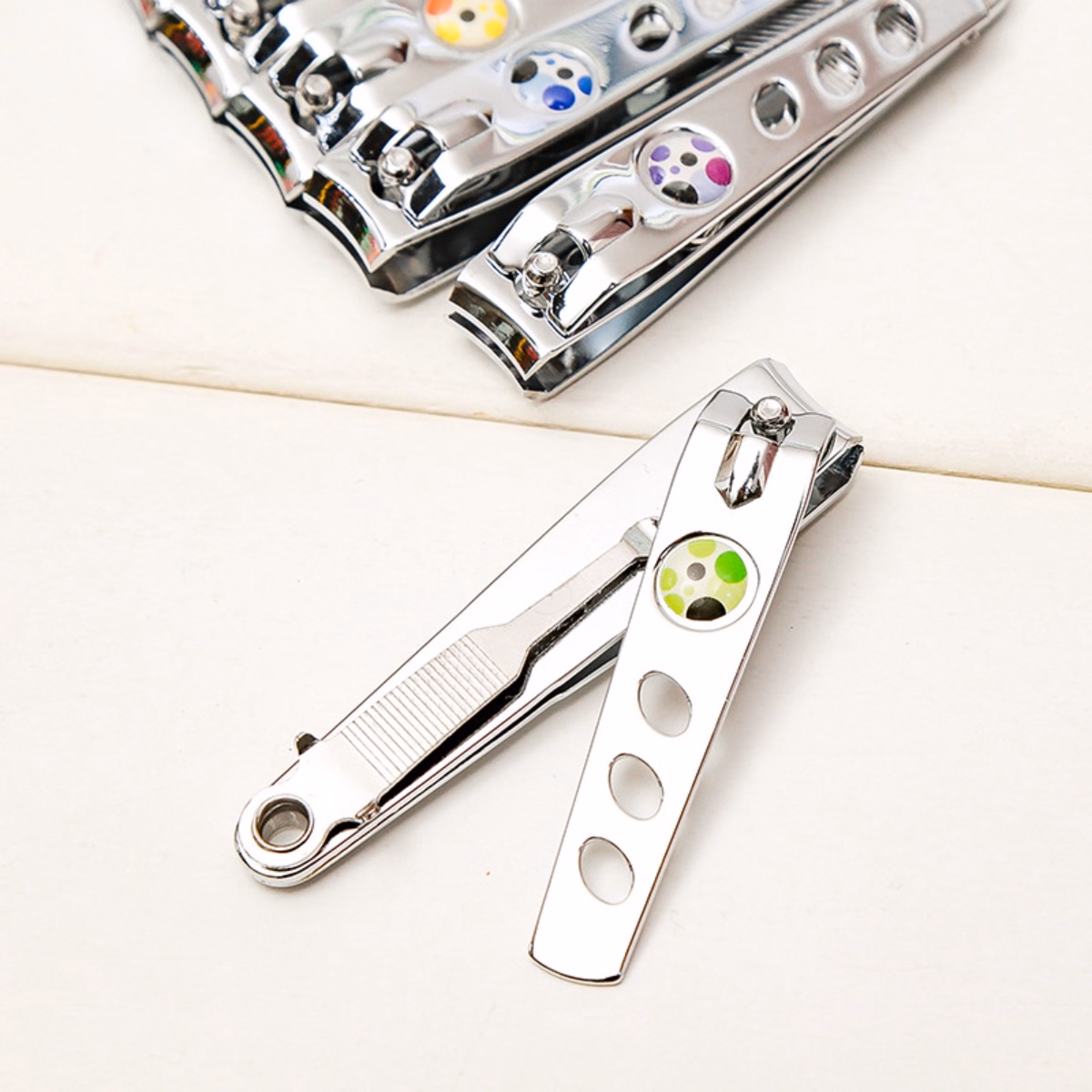 Dụng Cụ Bấm Móng Tay 3In1 Kèm Cây Lấy Ráy Tai Và Dũa Móng Bằng Thép Không Gỉ Bền Đẹp, Có Khoen Treo Chìa Khóa Tiện Ích - Dmastore - Ảnh 10