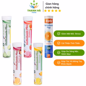 Viên Sủi Multivitamin Đa Khoáng Chất Nâng Cao Sức Khỏe - Alpha+