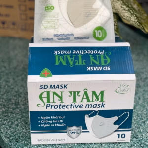 Hộp 100 Cái Khẩu Trang 5D - An Tâm