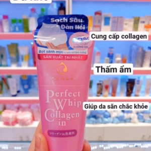 Sữa Rửa Mặt Tạo Bọt Perfect Collagen 120G - Senka