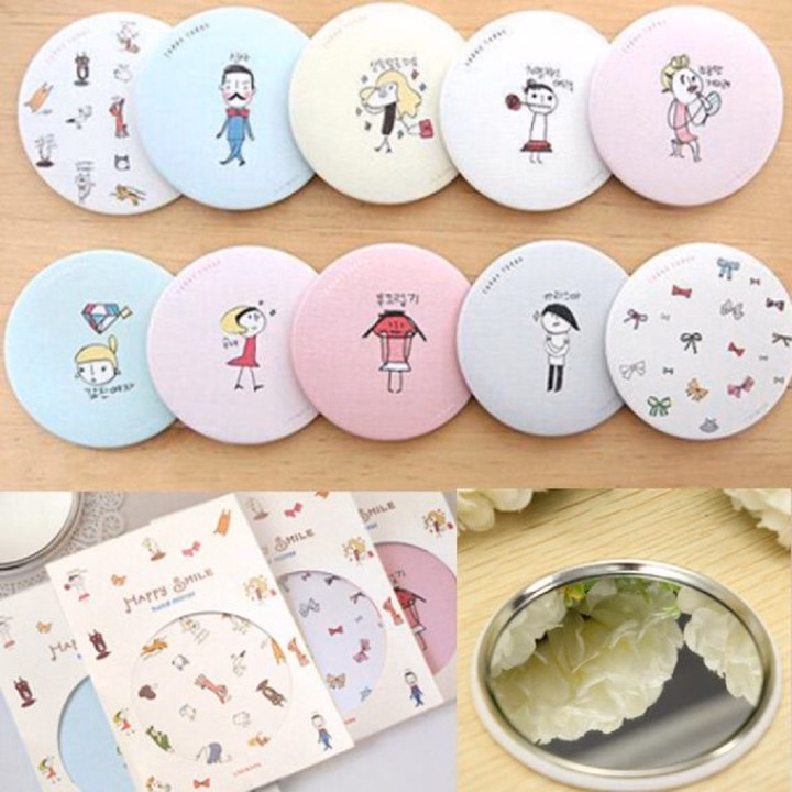 Gương Mini Cầm Tay Dễ Thương - Dmastore - Ảnh 4