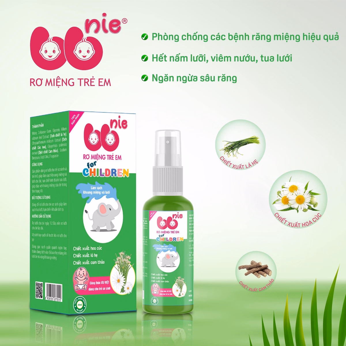 Xịt Rơ Miệng Bb-Nie - Santafa - Ảnh 2