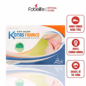 Viên Ngậm Ho, Hỗ Trợ Làm Giảm Phù Nề, Sưng Tấy Kotas Kotas - Pháp Effiel