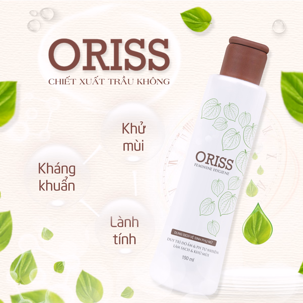 Dung Dịch Vệ Sinh Phụ Nữ Oriss 150Ml - Ảnh 9