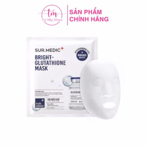 Mặt Nạ Dưỡng Trắng Sur Medic Bright Glutathione Mask Hộp 10 Miếng - Glutathione Mask