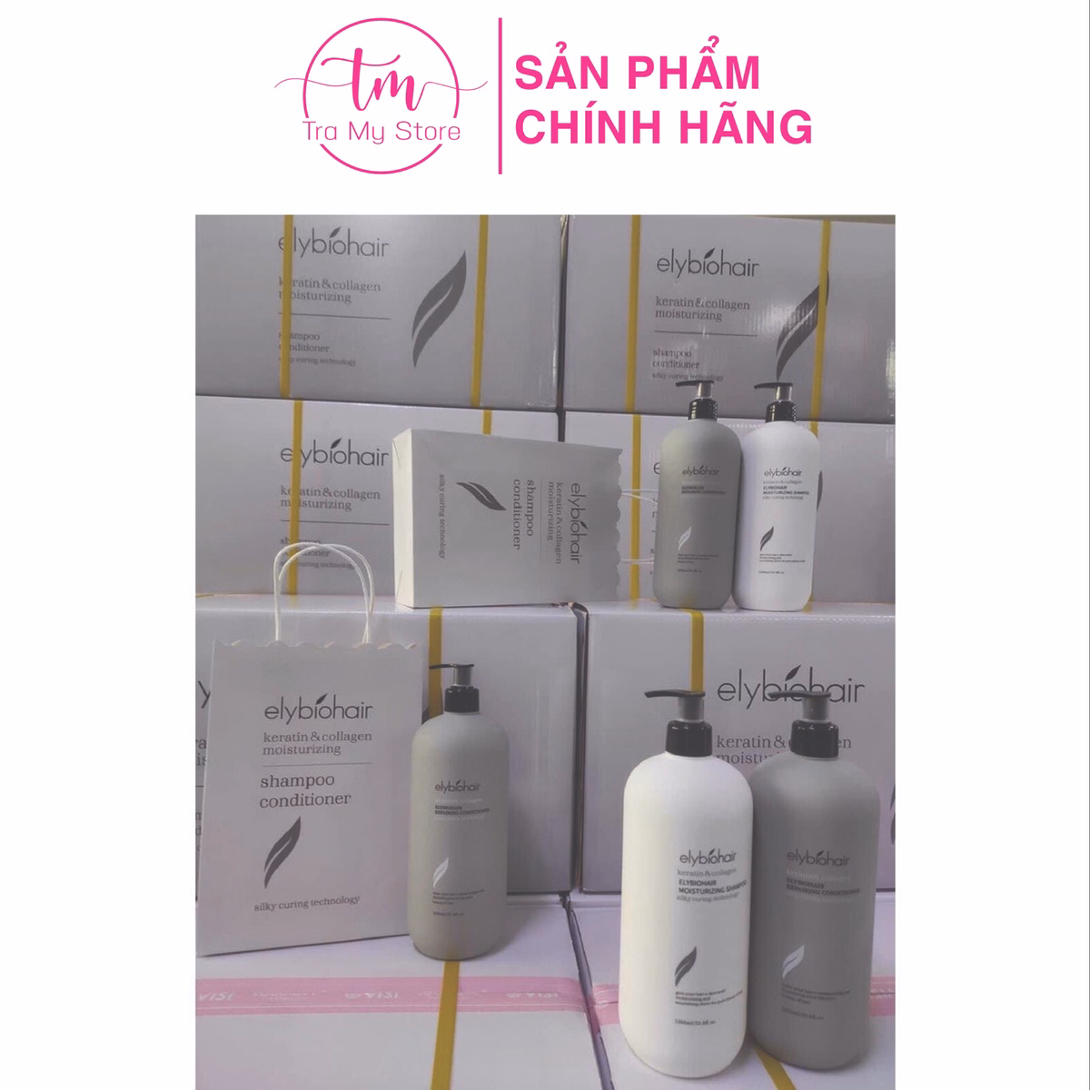 Cặp Dầu Gội, Xả Ely-Biohair 1000Ml/Chai - Biohair - Ảnh 2