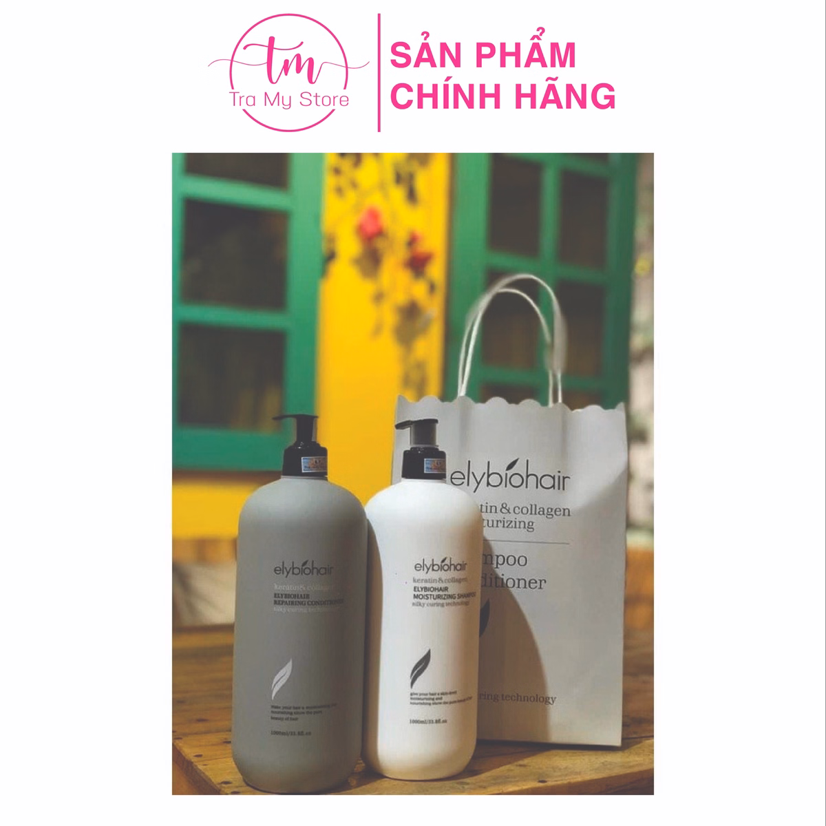 Cặp Dầu Gội, Xả Ely-Biohair 1000Ml/Chai - Biohair - Ảnh 5