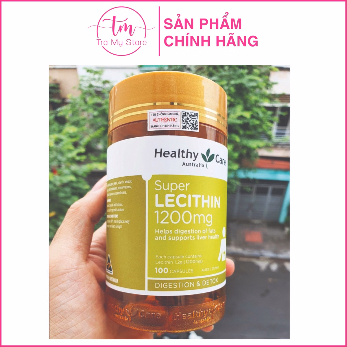 Viên Uống Tinh Chất Mầm Đậu Nành Healthy Care Super Lecithin 1200Mg Lọ 100 Viên - Healthy Care - Ảnh 5