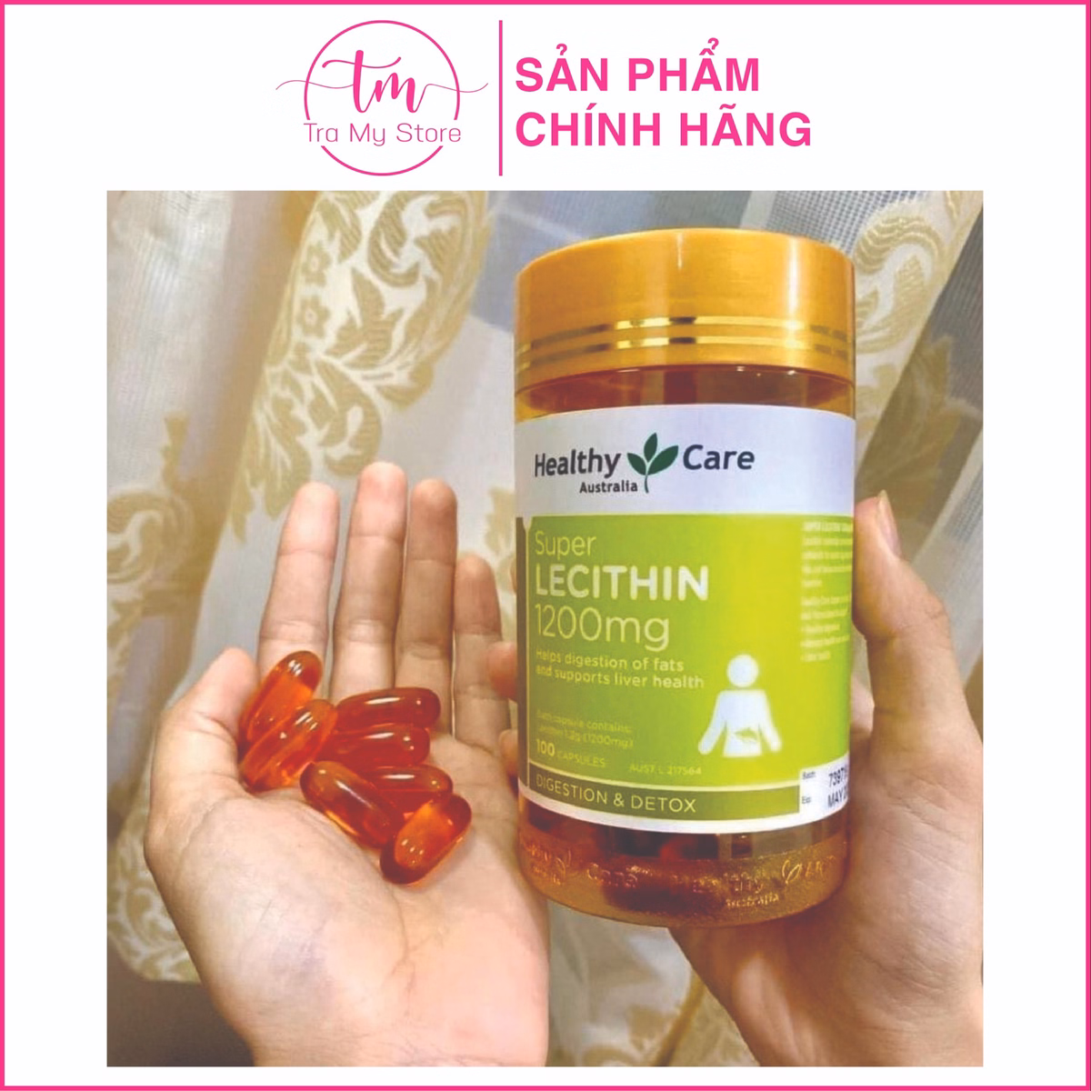 Viên Uống Tinh Chất Mầm Đậu Nành Healthy Care Super Lecithin 1200Mg Lọ 100 Viên - Healthy Care - Ảnh 3