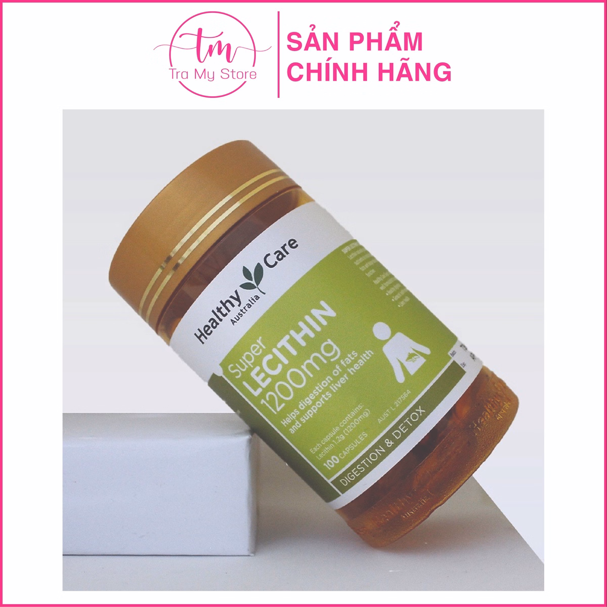 Viên Uống Tinh Chất Mầm Đậu Nành Healthy Care Super Lecithin 1200Mg Lọ 100 Viên - Healthy Care - Ảnh 2