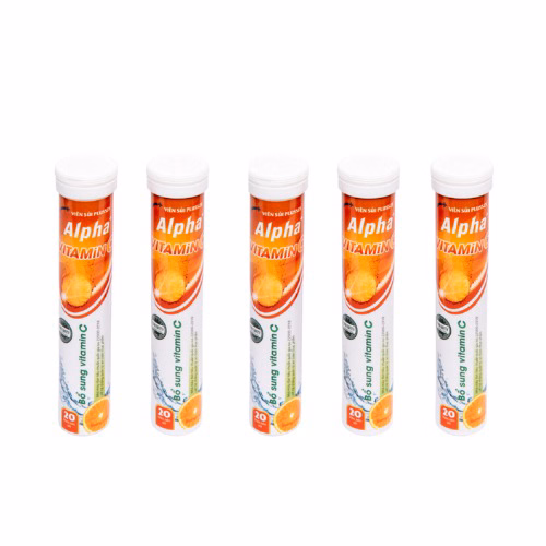 Viên Sủi Alpha Hỗ Trợ Tăng Sức Đề Kháng, Bổ Sung Vitamin C Tuýt 10 Viên - Dược Phẩm Quốc Tế Alpha - Ảnh 3