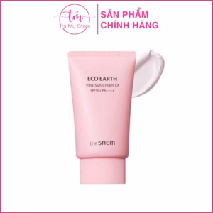 Kem Chống Nắng Giảm Dầu, Nâng Tone Da Sáng Hồng Pink Sun Cream Ex Spf50+/Pa++++ - The Saem