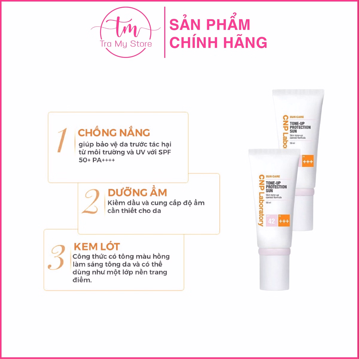 Kem Chống Nắng Nâng Tông Da 50Ml - Cnp Laboratory - Ảnh 7