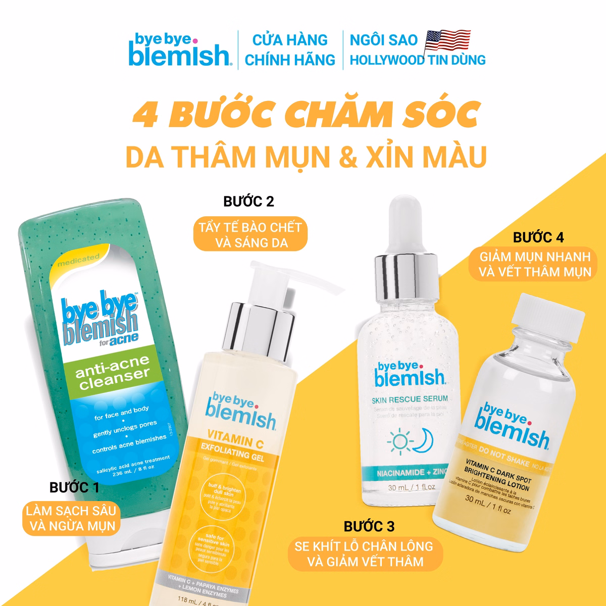 Gel Tẩy Tế Bào Chết Vitamin C Ngừa Mụn Và Làm Sáng Da Bye Bye Blemish Vitamin C Exfoliating Gel 118Ml - Bye Bye Blemish - Ảnh 4