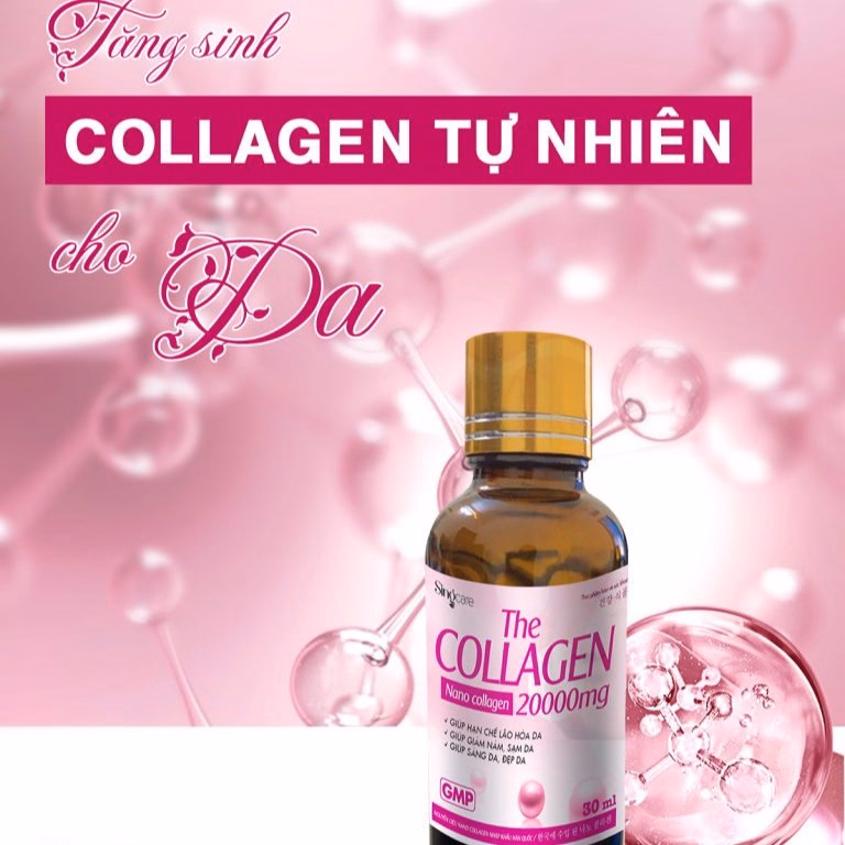 Nước Uống Collagen 20000Mg Giảm Nám Da,Sạm Da, Chống Lão Hóa,Sáng Da, Đẹp Da - Singcare - 10 Lọ/Hộp - Ảnh 3