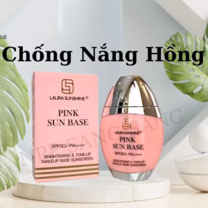 Kem Chống Nắng Hồng Nâng Tone Pink Sun Base 50Ml Laura Sunshine