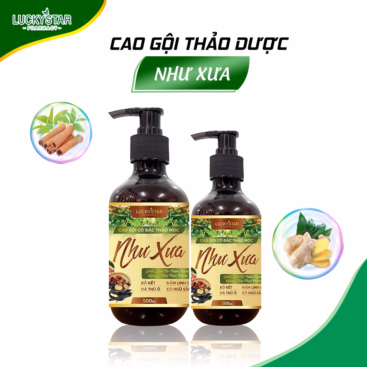 Cao Gội Cô Đặc Thảo Mộc Như Xưa - Lucky Star - Ảnh 4