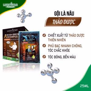 Gội Là Nâu Thảo Dược Túi 25Ml - Lucky Star
