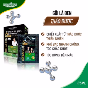 Gội Là Đen Thảo Dược Túi 25Ml - Lucky Star