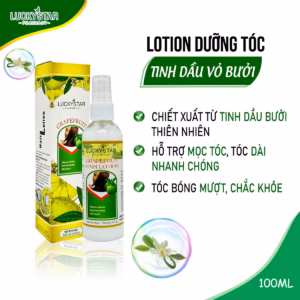 Lotion Dưỡng Tóc Tinh Dầu Bưởi 100Ml - Lucky Star