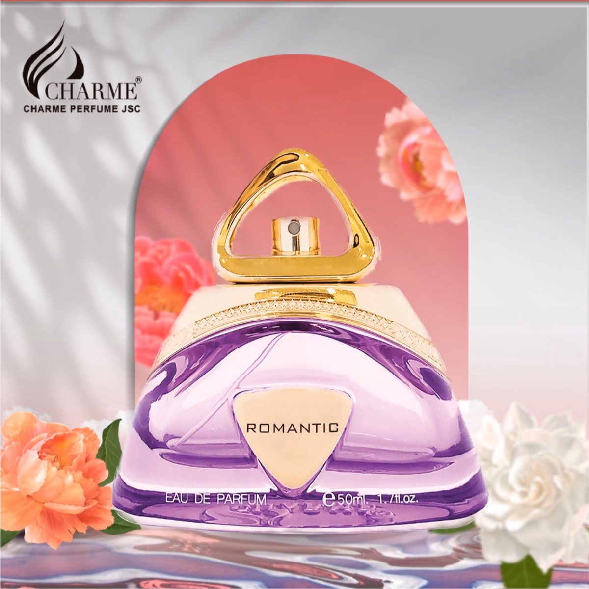 Nước Hoa Nữ Cao Cấp Good Charme Romantic 50Ml Lưu Hương Lâu Phong Cách Quý Tộc, Sang Trọng, Hiện Đại Chính Hãng - Ảnh 2