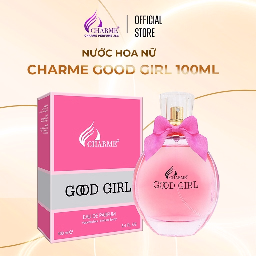 Nước Hoa Nữ Charme Good Girl 100Ml Lưu Hương Lâu Phong Cách Ngọt Ngào, Trẻ Trung, Quyến Rũ Nước Hoa Chính Hãng - Ảnh 2