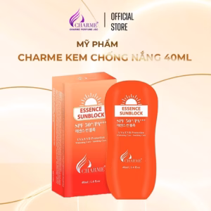 Kem Chống Nắng Dịu Nhẹ, Charme Essence Sunblock, Kết Cấu Dịu Nhẹ, Thông Thoáng, Bảo Vệ Làn Da, 40Ml - Charme