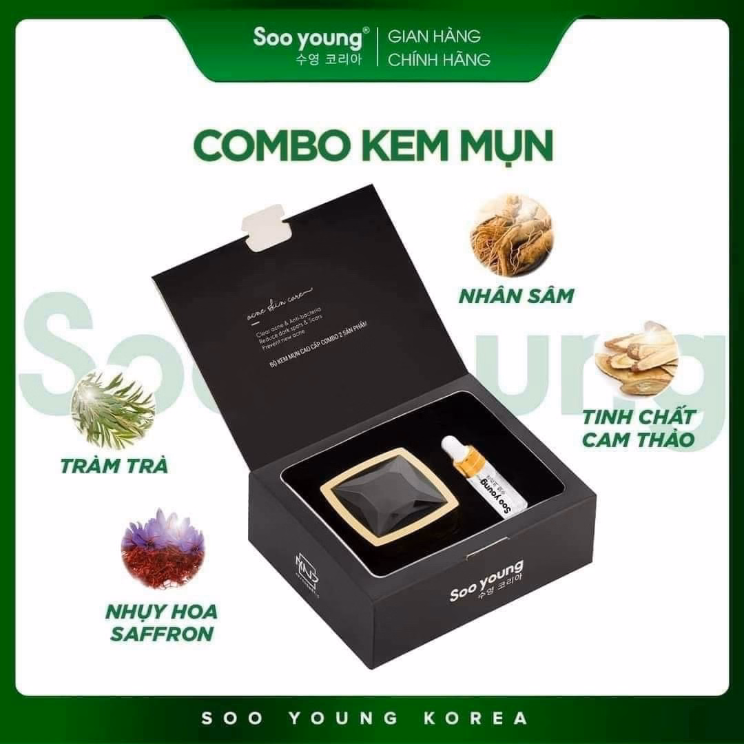 Combo Trị Mụn Acneskin Care - Soo Young