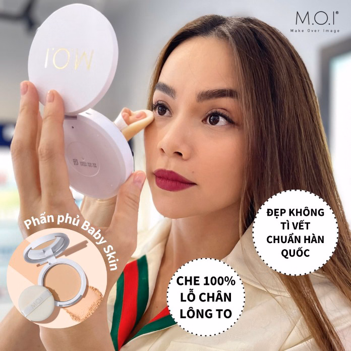 Phấn Phủ Dạng Nén Baby Skin Powder 10G - Moi - Ảnh 3