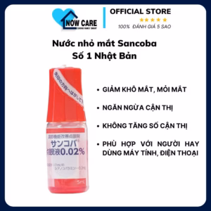 Nước Nhỏ Mắt Hỗ Trợ Tăng Cường Thị Lực - Sancoba