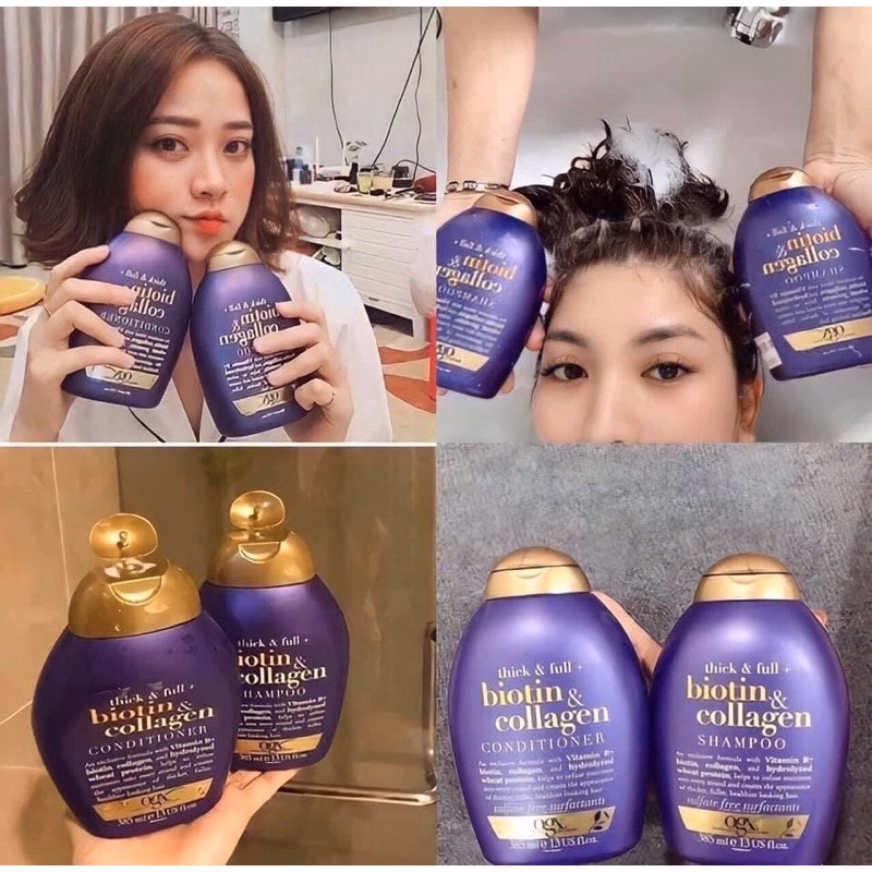 Dầu Gội Xả Biotin Mỹ Cải Thiện Rụng Tóc 385Ml - Ogx Beauty - Ảnh 6