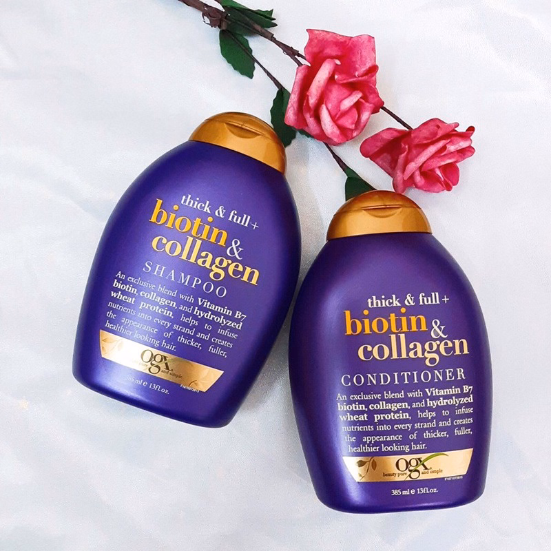 Dầu Gội Xả Biotin Mỹ Cải Thiện Rụng Tóc 385Ml - Ogx Beauty - Ảnh 5