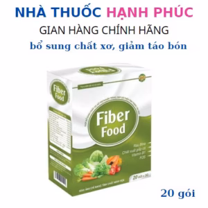Chất Xơ Hoà Tan Fiber Food Rau Diếp Cá Giảm Táo Bón, Giảm Trĩ Hộp 20 Gói - Hai Linh