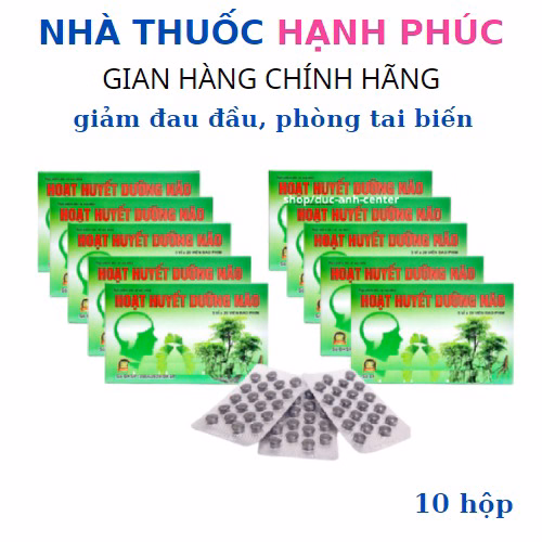 Viên Uống Hoạt Huyết Dưỡng Lão Giúp Tăng Trí Nhớ, Lưu Thông Máu Hộp 100 Viên - Đại Uy