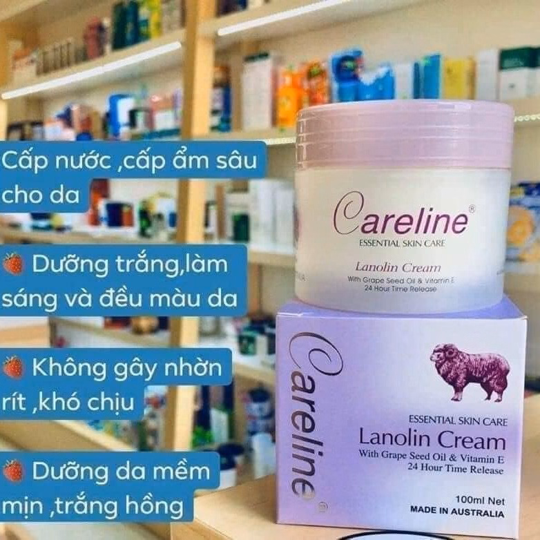 Kem Nhau Thai Cừu Úc Sáng Da, Chống Lão Hóa - Careline - Ảnh 4