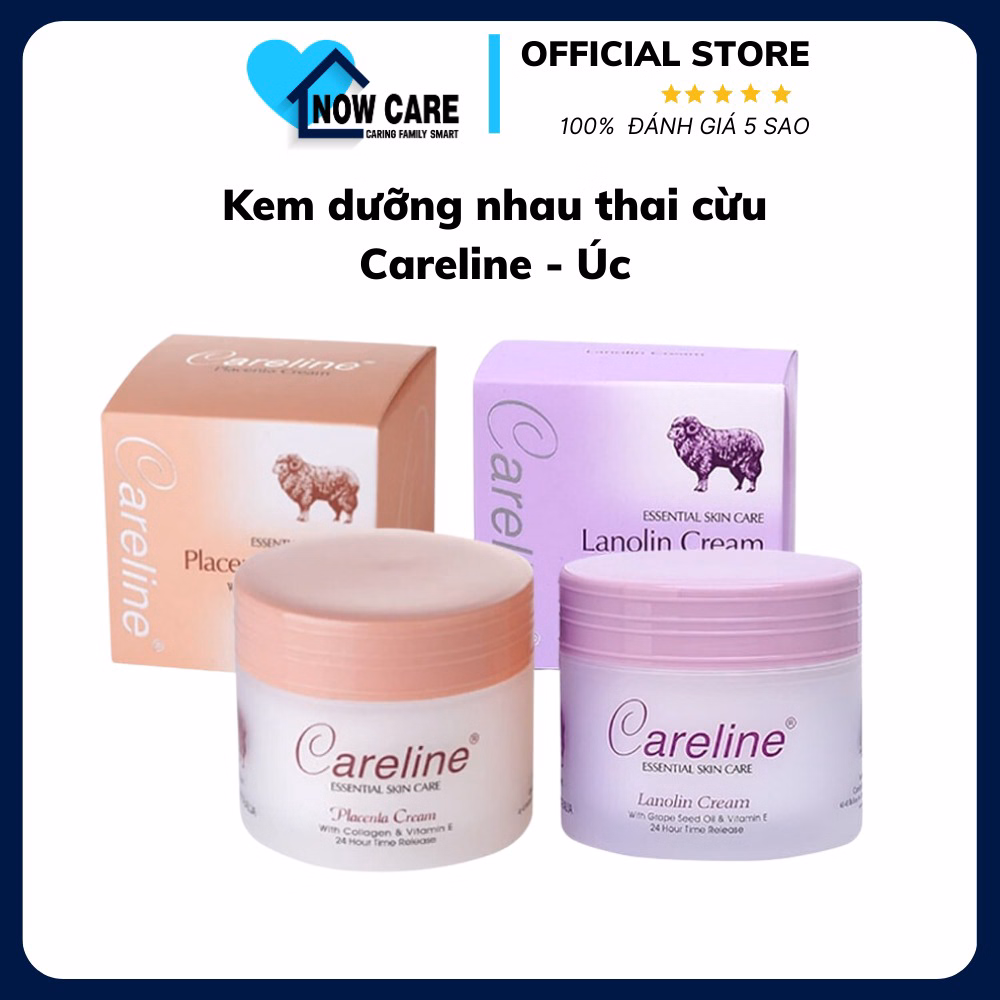 Kem Nhau Thai Cừu Úc Sáng Da, Chống Lão Hóa - Careline