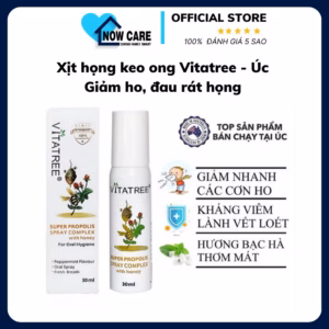 Xịt Họng Keo Ong Giảm Ho Đau Rát Họng Úc - Vitatree