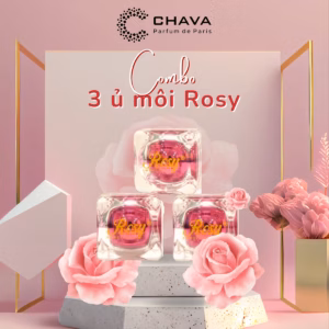 Combo 3 Ngọc Dưỡng Ủ Môi - Rosy