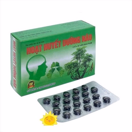 Viên Uống Hoạt Huyết Dương Não Giúp Tăng Trí Nhớ Tăng Tuần Hoàn Máu Hộp 100 Viên - Đại Uy - Ảnh 3