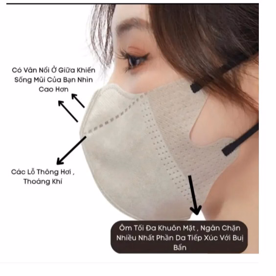 Combo 500 Cái Khẩu Trang 5D Duy Khánh Kháng Khuẩn, Ngừa Bụi Mịn Nhiều Màu Túi Zip Ctb153 – Bechip - Ảnh 10